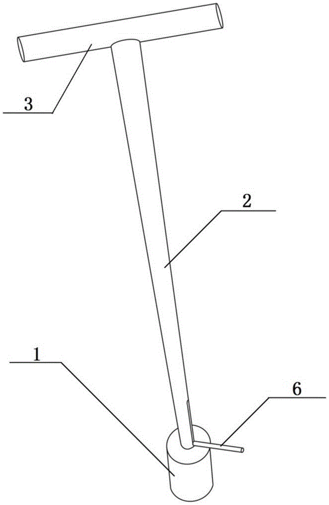 一種樹苗栽植坑挖坑器